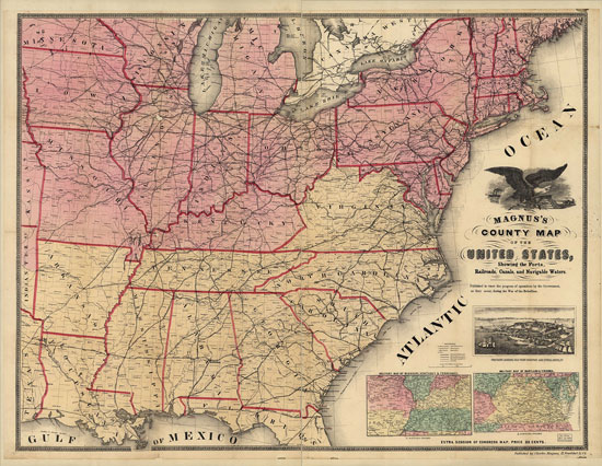 Civil War Era Map 